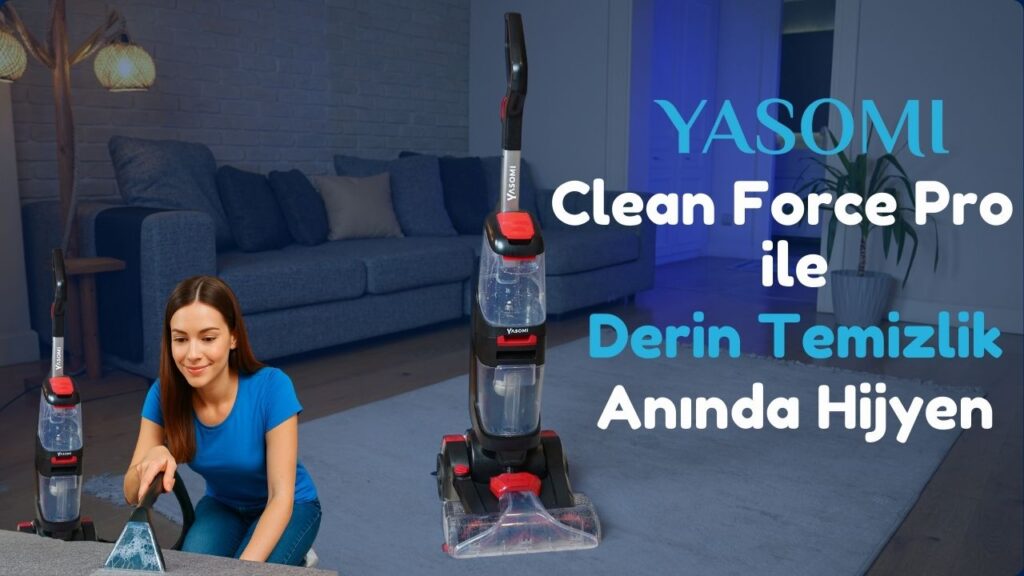 yasomi clean force halı yıkama makinesi