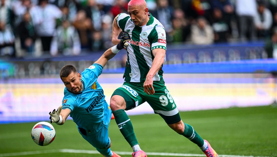 Konyaspor evinde 3 puanı tek golle aldı