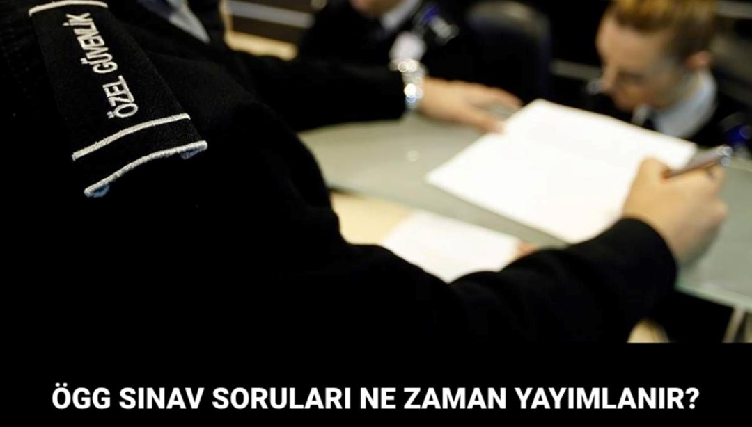 ÖGG soruları ve cevapları ne zaman yayımlanacak? EGM 114.Dönem ÖGG sonuçları için tarih verdi