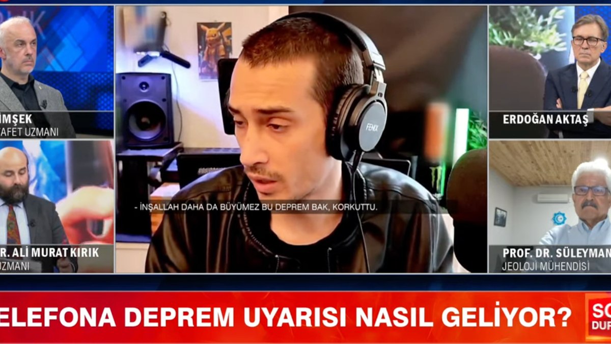 tv100 canlı yayınında anlatıldı: Telefona deprem uyarısı nasıl geliyor