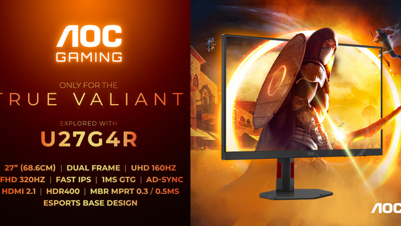 AGON by AOC, Dual-Frame teknolojisine sahip yeni oyuncu monitörünü tanıttı