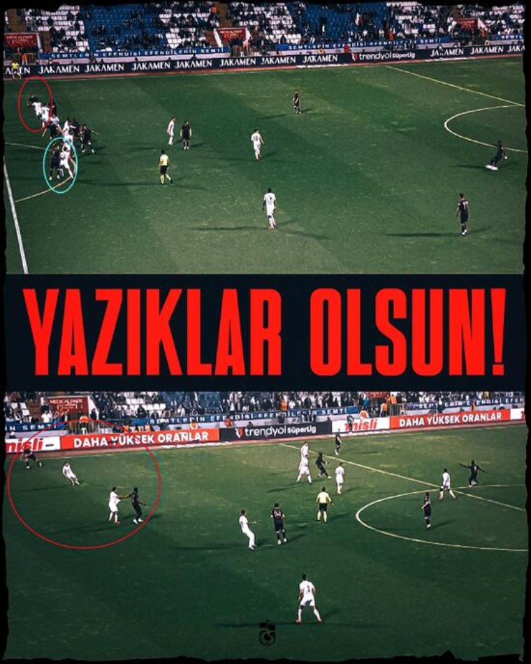 Kasımpaşa maçı sonrası Trabzonspor’dan hakem tepkisi!