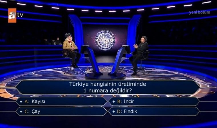 Kim Milyoner Olmak İster’de akılları karıştıran tarım sorusu: İşte cevabı merak edilen o soru…