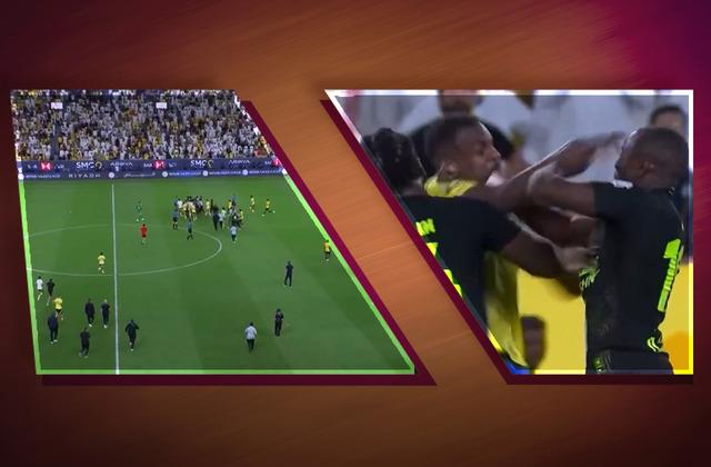 Şampiyonluğu ilgilendiren maç mahalle kavgasına döndü! Cristiano Ronaldo şaşkına döndü…