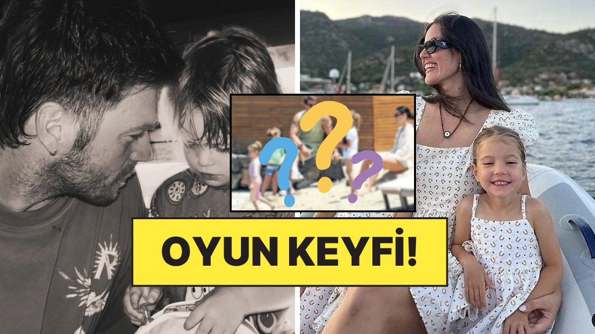 Arkadaşlarını Buldu: Kıvanç Tatlıtuğ'un Minik Kopyası Kurt Efe Pelin Akil'in İkizleriyle Aynı Karede!