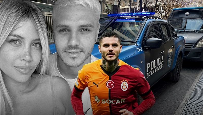 Icardi ile Wanda Nara arasında kriz: Polis kapıya geldi, baygınlık geçirdi