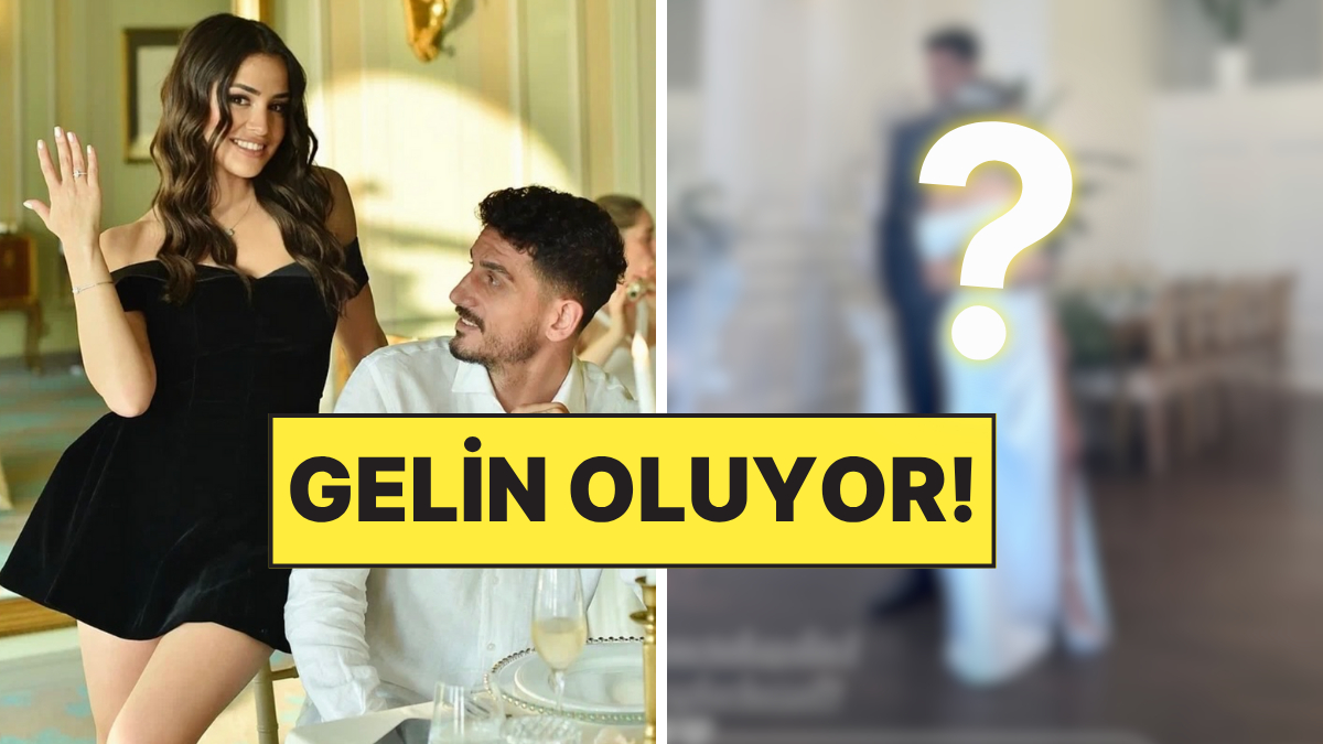 İlk Kareler Geldi: Milli Futbolcu Samet Akaydın ve Oyuncu Sevgilisi Hazal Çağlar Nişanlandı!