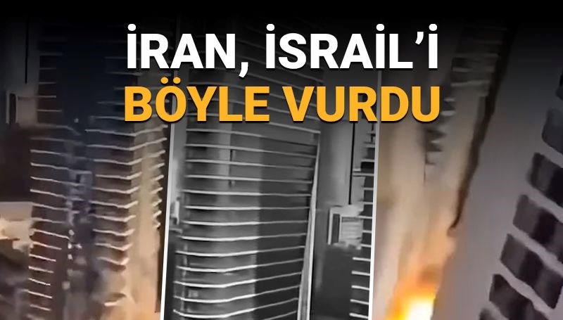 İran, İsrail’i böyle vurdu!