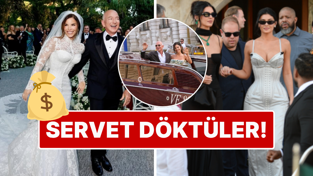 Milyarder Jeff Bezos ve Lauren Sanchez'in Venedik'teki Milyonluk Düğününün Ağızları Açık Bırakan Detayları!