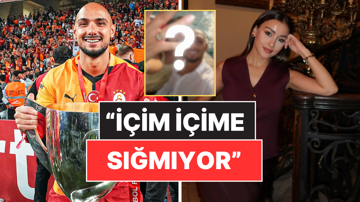 Sosyal Medya Yıkıldı: Galatasaraylı Futbolcu Ahmed Kutucu'dan Sevgilisi Asena Atalar'a Sürpriz Evlilik Teklifi