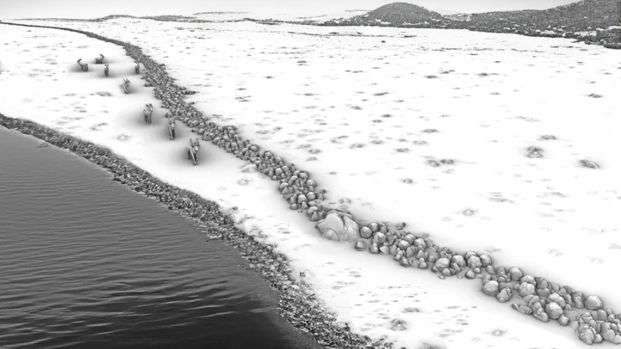 Suların dibinde yatan devasa Taş Devri yapısı: Blinkerwall