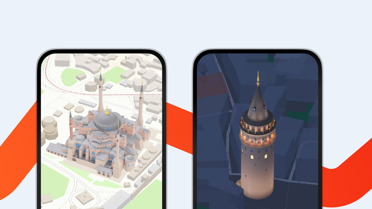 Yandex Maps, Türkiye’de 3 boyutlu simgesel yapı modellerini kullanıma sundu