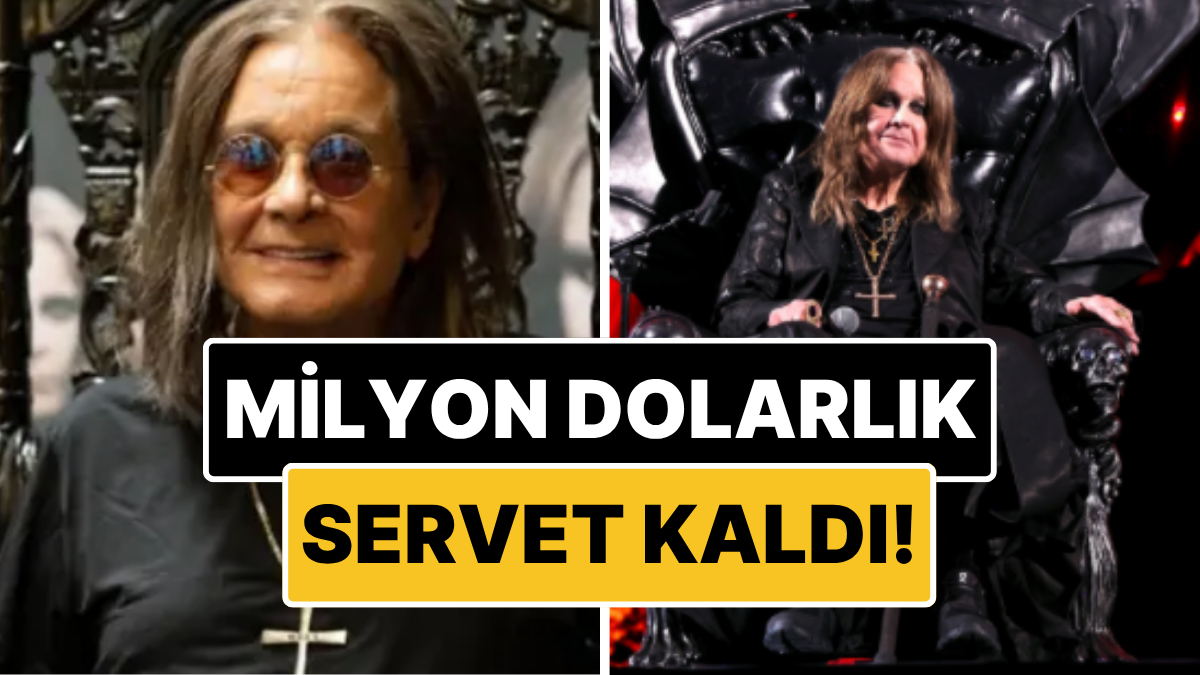 Ani Bir Şekilde Hayatını Kaybeden Ozzy Osbourne'dan Geriye Milyon Dolarlık Serveti Kaldı