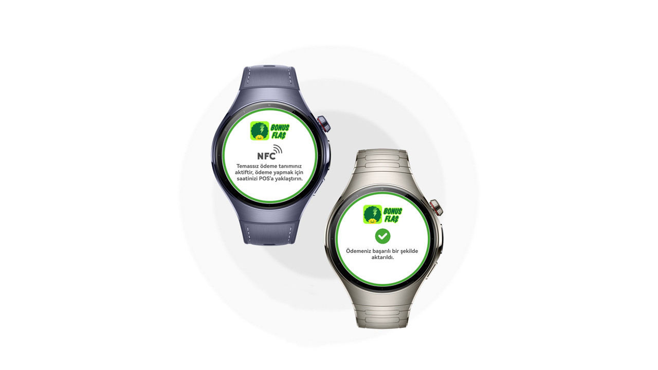 BonusFlaş, Huawei Watch 5’te temassız ödeme özelliği sunan ilk uygulama oldu