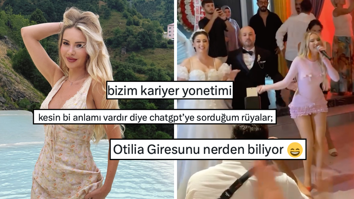 Dünyaca Ünlü Rumen Şarkıcı Otilia'nın Giresun'da Bir Düğünde Şarkı Söylediği Anlar Gündem Oldu!
