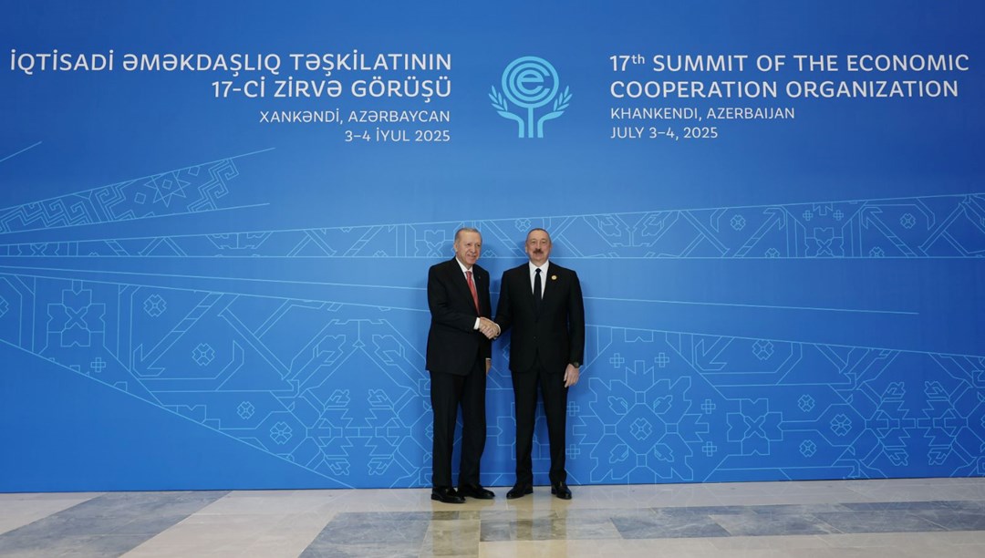 Erdoğan, Azerbaycan’da: “İsrail’in saldırganlığı bölgemizi tehdit ediyor”