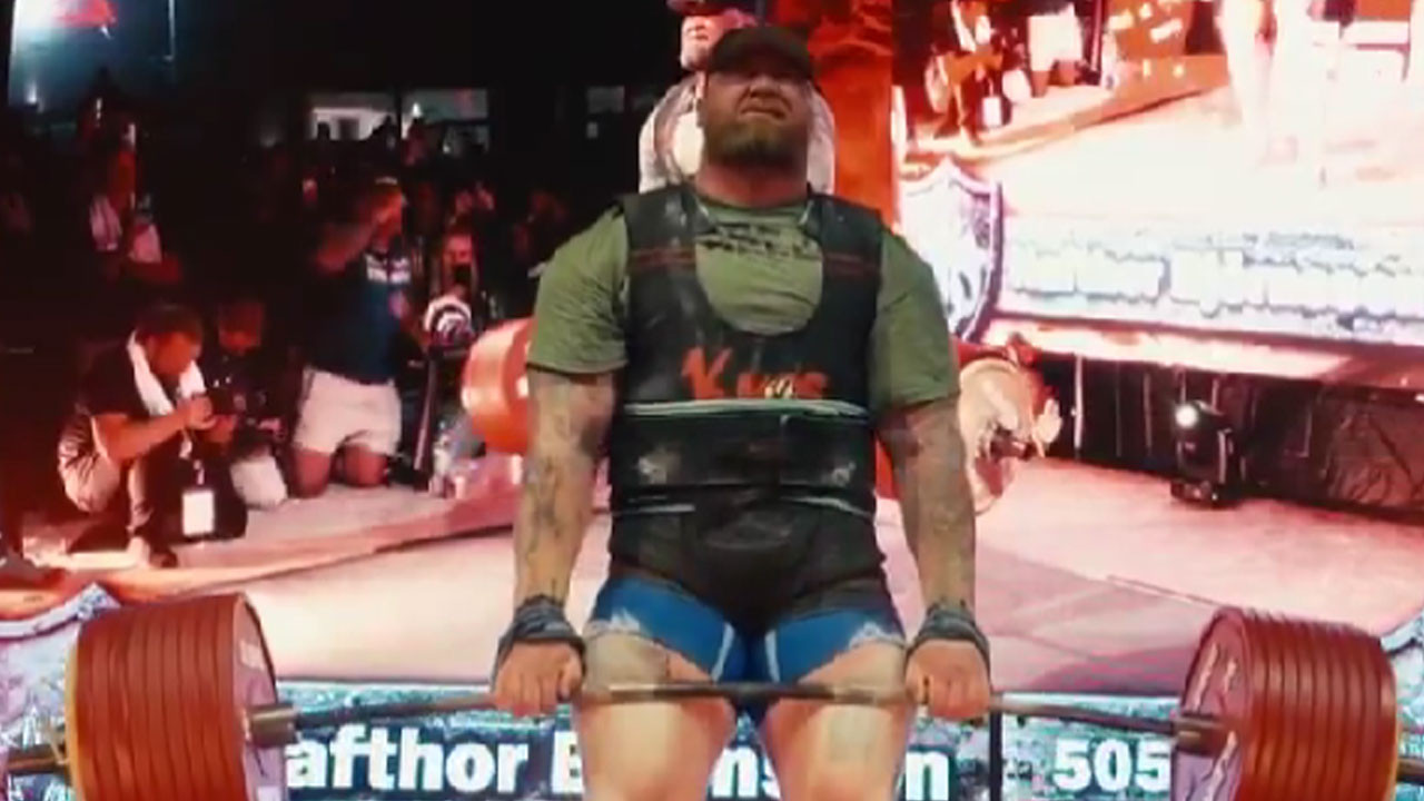 Game of Thrones’un The Mountain’ından dev rekor: 505 kilogramı kaldırdı!