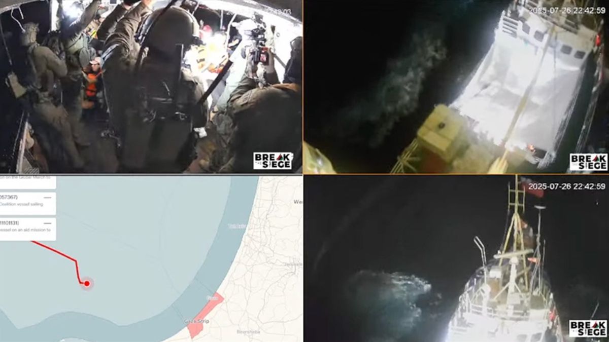 İsrail, Gazze’ye insani yardım götüren Hanzala gemisine baskın düzenledi