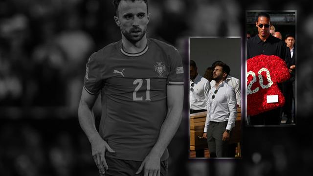 Liverpool’un yıldızı Diogo Jota, son yolculuğuna uğurlandı! Yakın arkadaşı tabutunu taşırken gözyaşlarına boğuldu