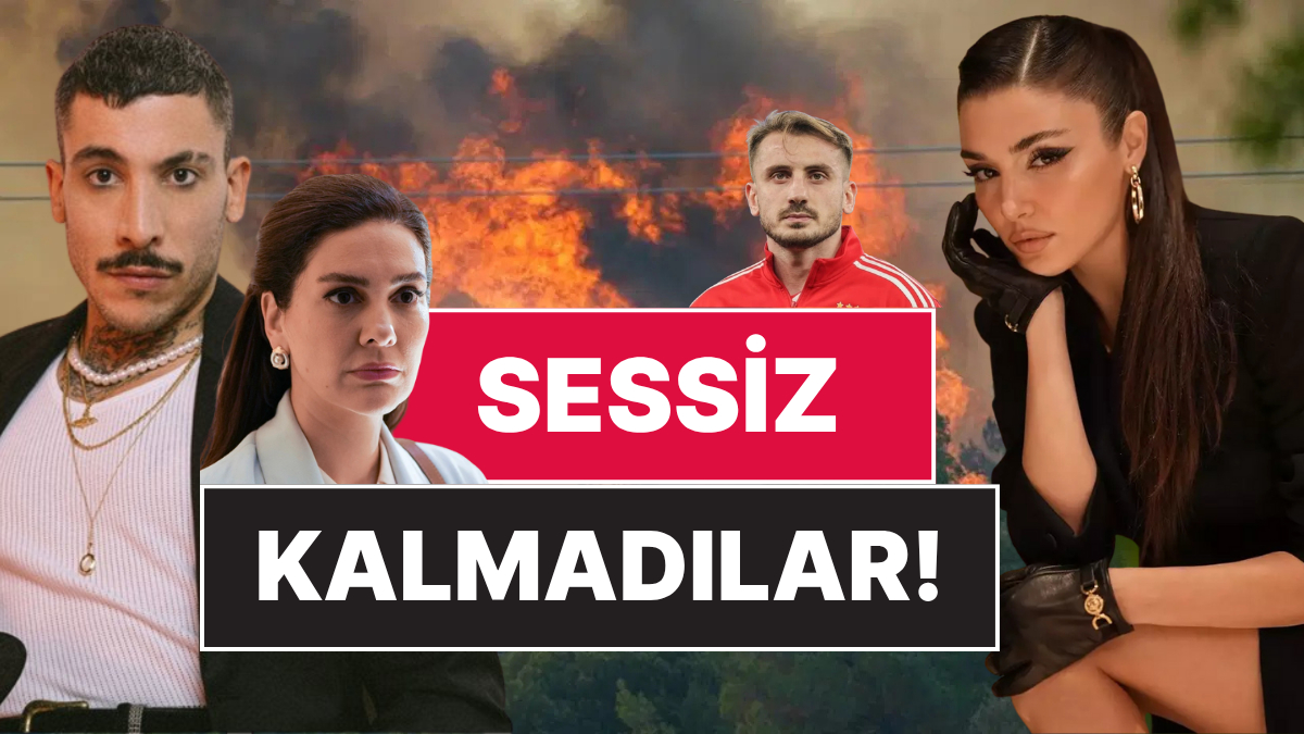 Sessiz Kalmadılar: Ünlü İsimlerden İzmir'deki Yangınlar İçin Peş Peşe Paylaşım Yağdı!