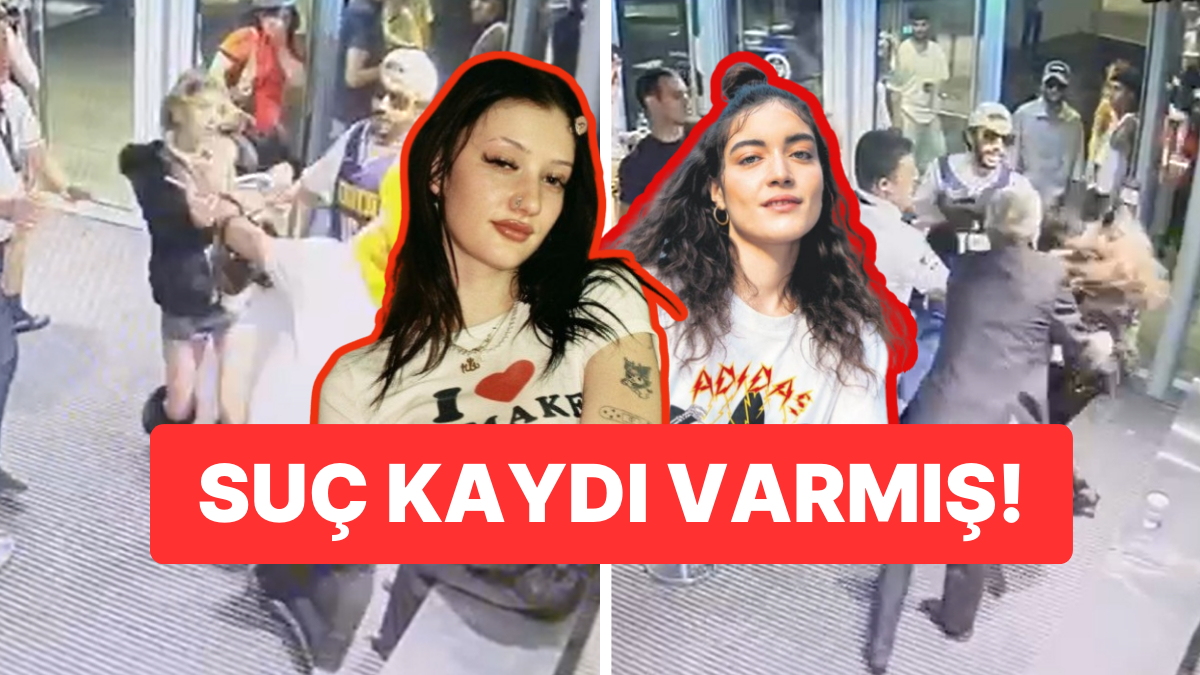 "Bana Yumruk Attı" Genç Rapçiler Lil Zey ve Aisu Etkinlik Çıkışı Birbirine Girdi