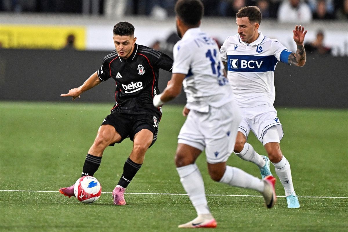 Beşiktaş, deplasmanda Lausanne ile berabere kaldı