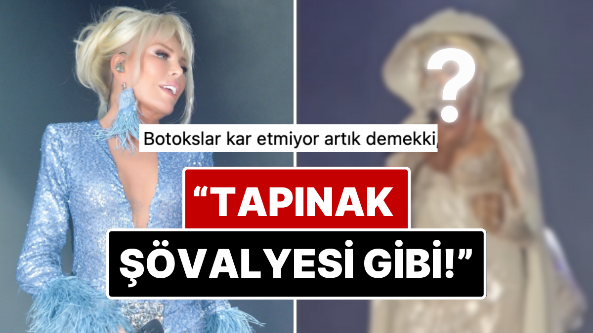 Botokslar Artık İşe Yaramıyor mu? Ajda Pekkan Konsere Yüzüne Taktığı Taşlı Maskeyle Çıktı!