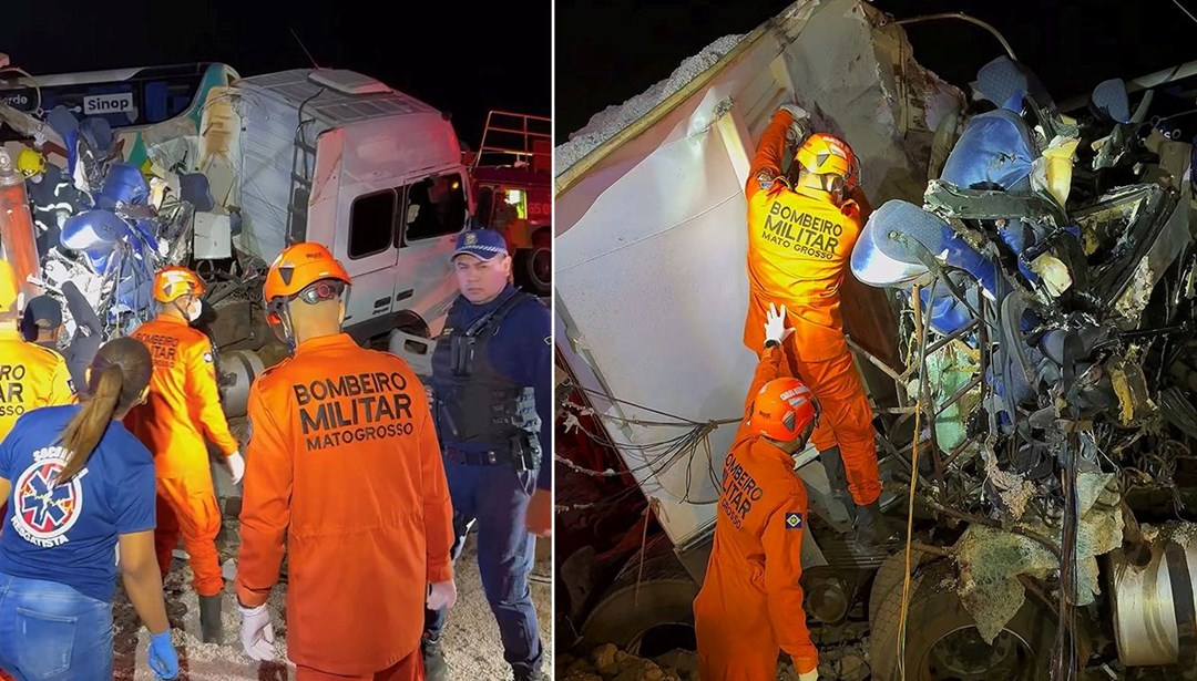 Brezilya’da otobüs kazası: 11 ölü, 45 yaralı