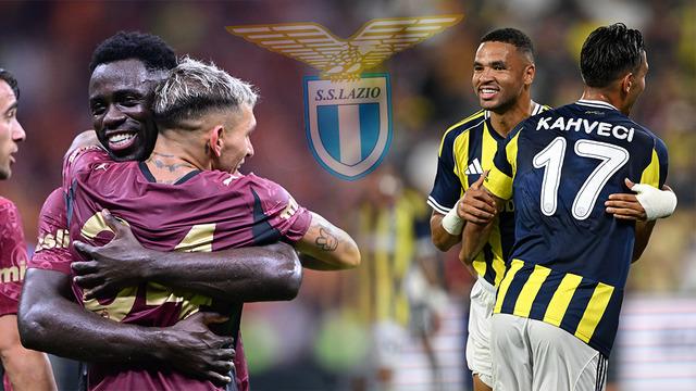 Ezeli rakipler Fenerbahçe ile Galatasaray, Lazio karşısına çıktı! Ortaya çıkan istatistik herkesi şaşırttı… Galatasaray o alanda Fenerbahçe’yi 3’e katladı