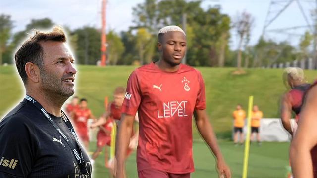 Galatasaray’da antrenmanda çok konuşulan anlar! Yeni transfer Victor Osimhen arkadaşları tarafından gelir gelmez ortaya geçirildi…