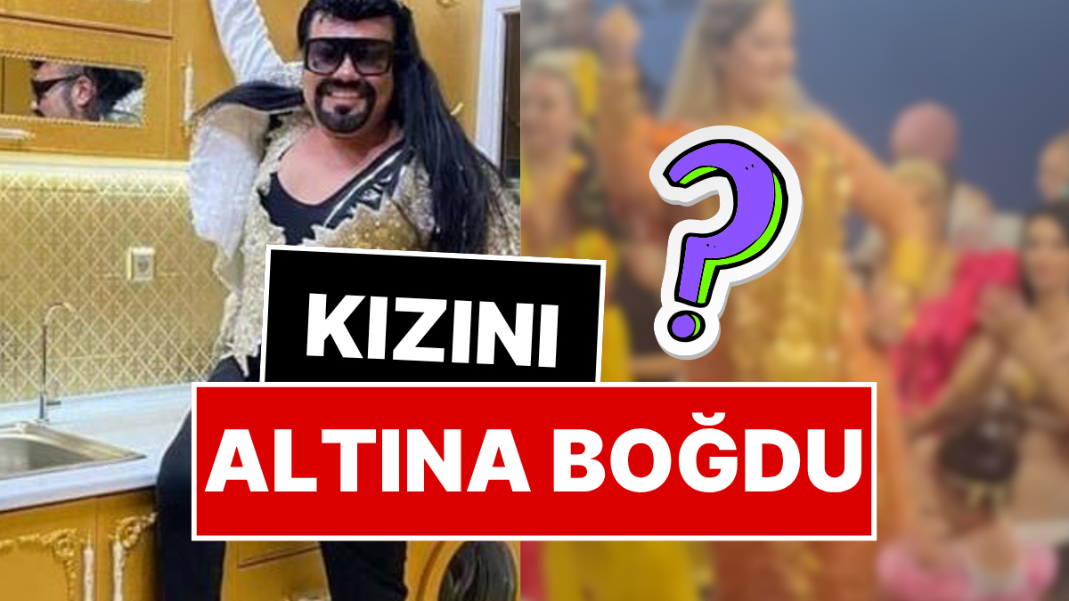 Kobra Murat'ın Kızına Taktığı Boyu Kadar Altınlar Görenleri Hayrete Düşürdü