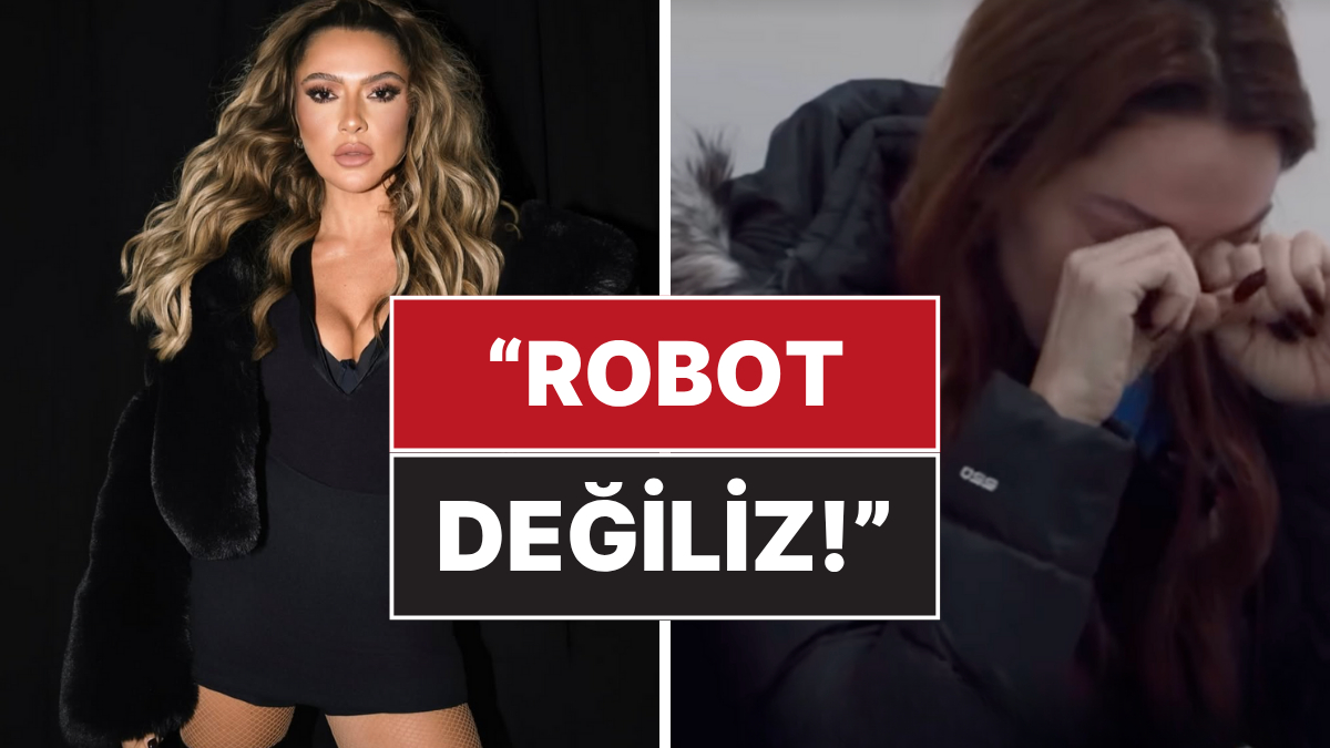 Onu İlk Kez Böyle Gördük: Yorgunluktan Gözyaşlarını Tutamayan Hadise, Hüngür Hüngür Ağladı!