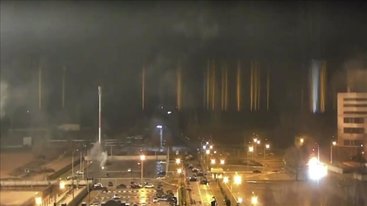Ukrayna’daki Zaporijya Nükleer Santrali’nde bulunan destek tesisi vuruldu