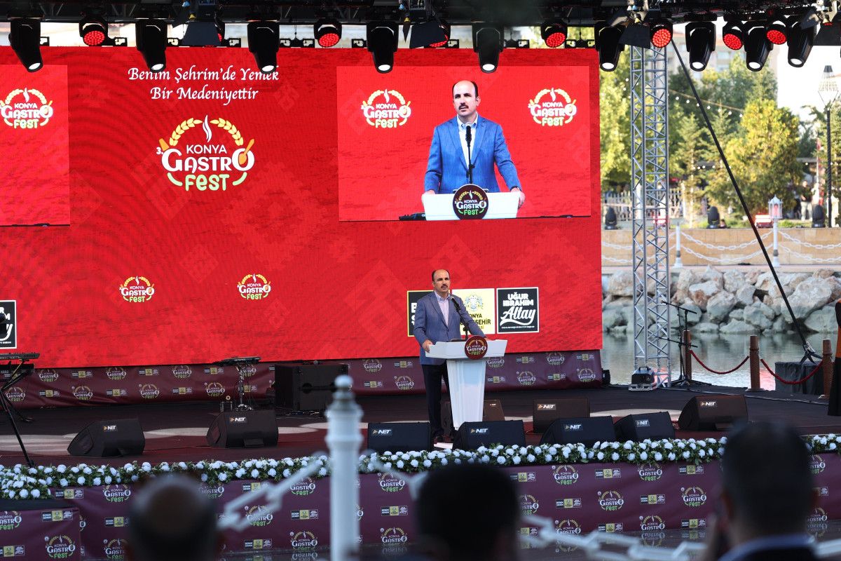 3. Konya Gastronomi Festivali büyük bir coşkuyla başladı