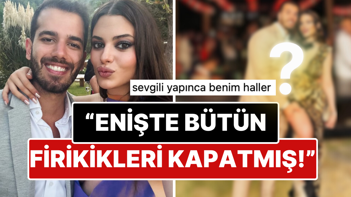 Aşkları Dolu Dizgin Devam: Tanalp Tokgöz'ün Sevgilisi Derin Talu'nun Dekoltelerini Kapatma Çabası Dikkat Çekti