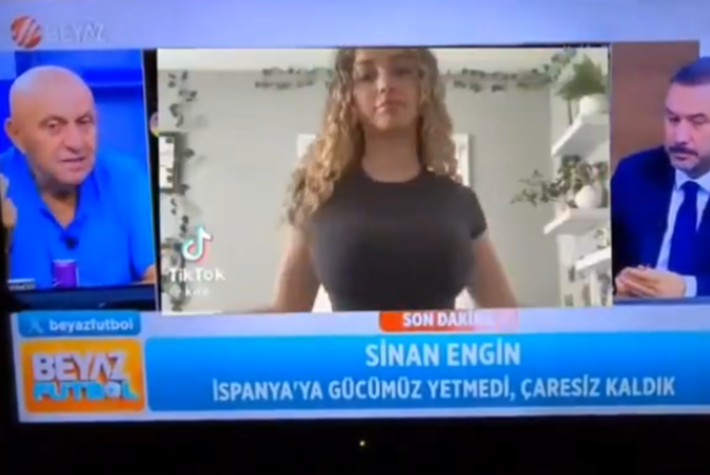 Beyaz Futbol’da inanılmaz yayın kazası! Bir anda müstehcen video ekrana geldi… Sinan Engin şoka girdi!