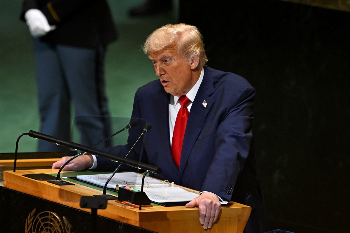 Donald Trump’tan BM’ye sert tepki: Prompter bile çalışmıyor