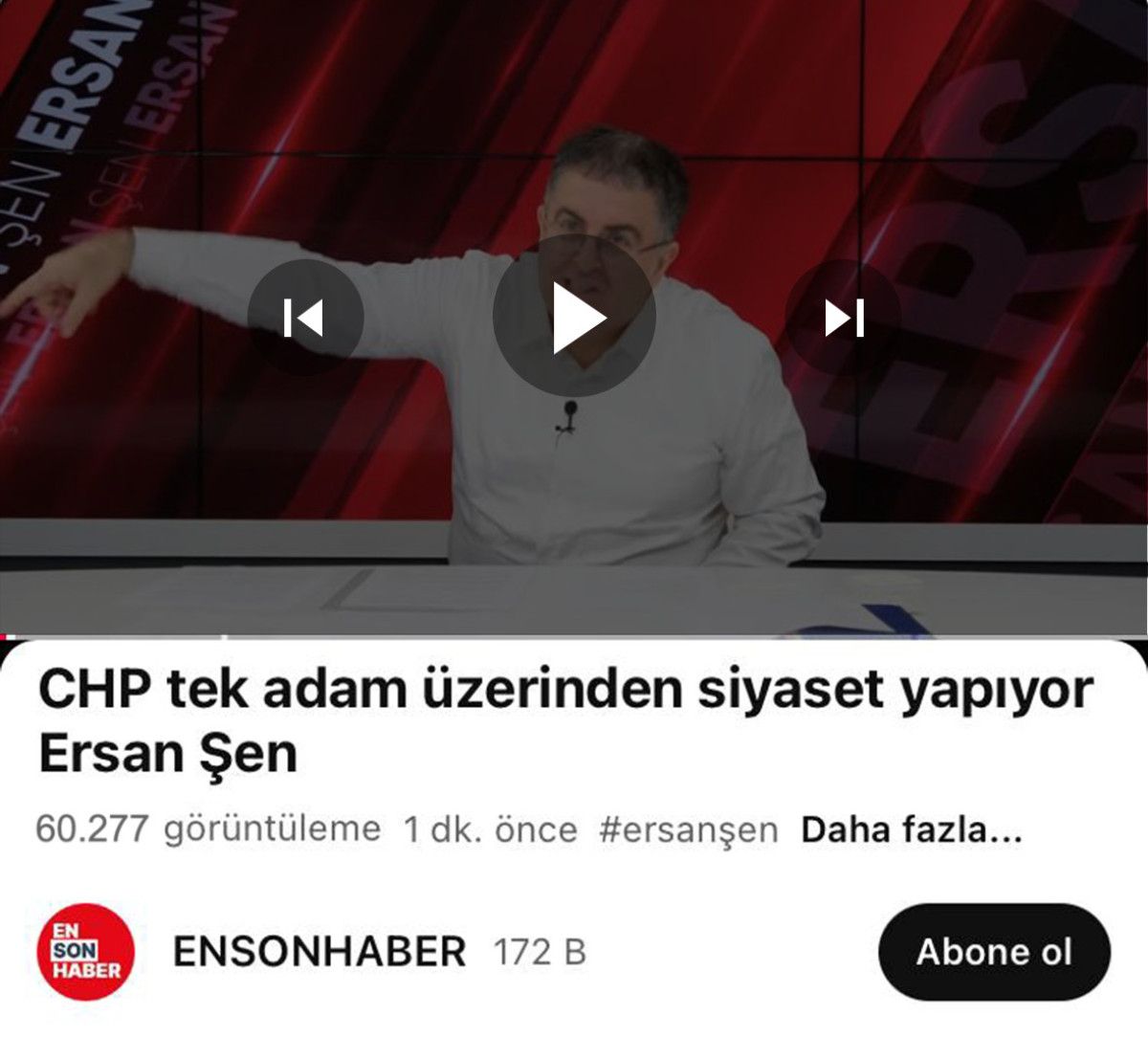 Ersan Şen: CHP Ekrem İmamoğlu’na takılıp kaldı, sokağa inemiyor