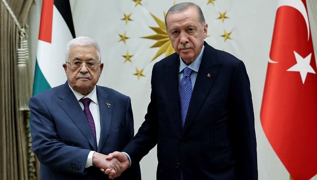 Filistin lideri Abbas Ankara’da: Erdoğan’la görüşme başladı