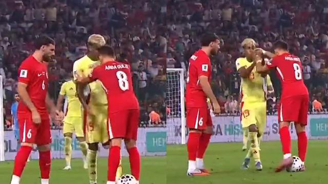 Lamine Yamal ile Arda Güler arasında tartışma! İspanya 6-0 öne geçince saha içi oyunlara başladı…
