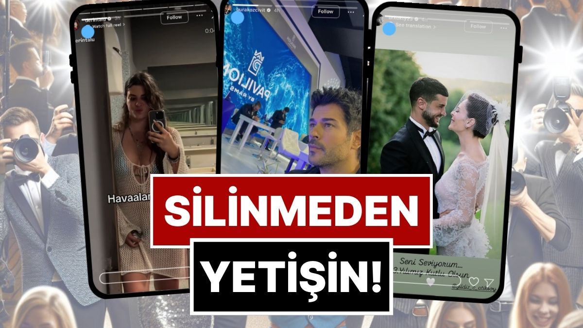 Silinmeden Yetişin: 9 Eylül'de Ünlülerin Paylaştığı "Kaçarsa Yazık Olur" Temalı Instagram Hikayeleri!
