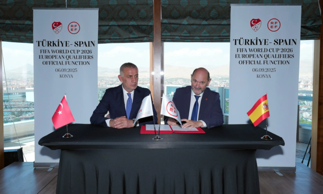 TFF, İspanya Kraliyet Futbol Federasyonu ile işbirliği anlaşması imzaladı