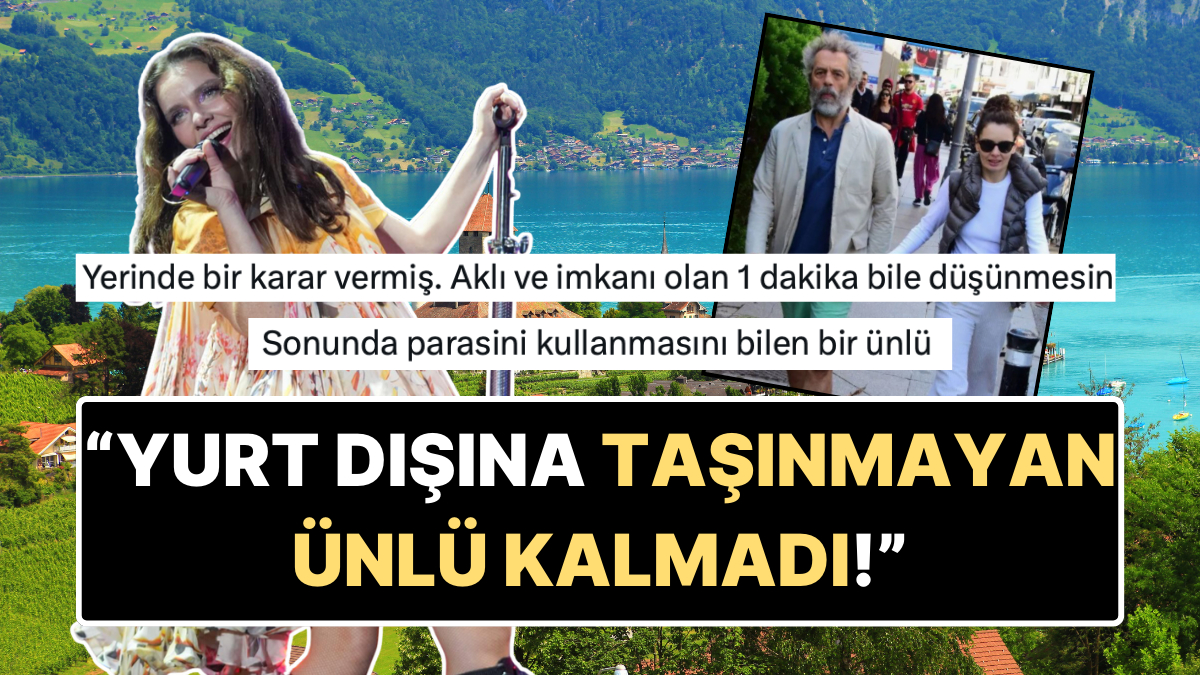 Ülkeyi Terk Edip Ailesiyle Birlikte İsviçre'ye Taşınacağı İddia Edilen Nil Karaibrahimgil X Gündemini Salladı!