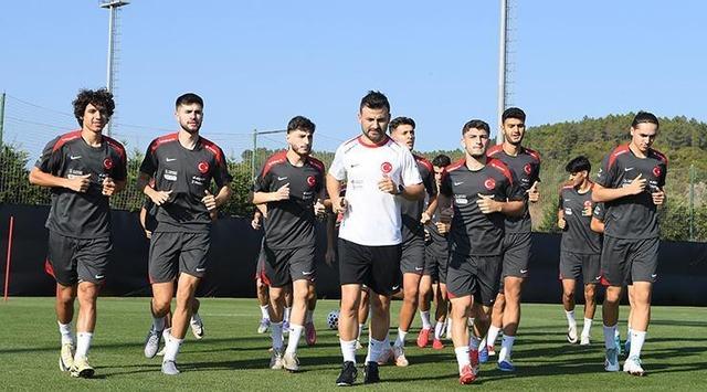 Ümit Milli Futbol Takımı, Hırvatistan maçının hazırlıklarına devam etti