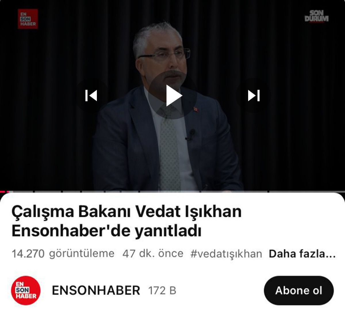 Vedat Işıkhan: EYT’nin maliyeti her yıl katlanarak artacak