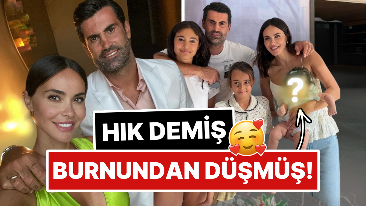 Volkan Demirel'in "Melekleriyle" Verdiği Pozda Üç Numaralı Bebek Kızının Attığı Ciddi Bakışlar Dikkat Çekti!