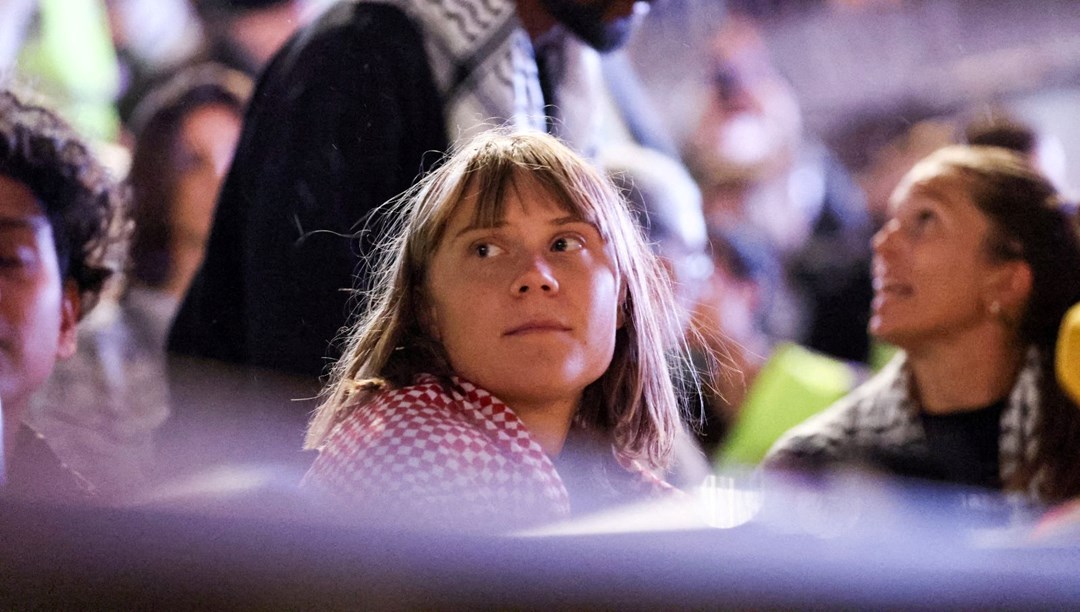 Aktivist Thunberg İsveç’te konuştu: İsrail’de temiz su verilmedi, hastalandık