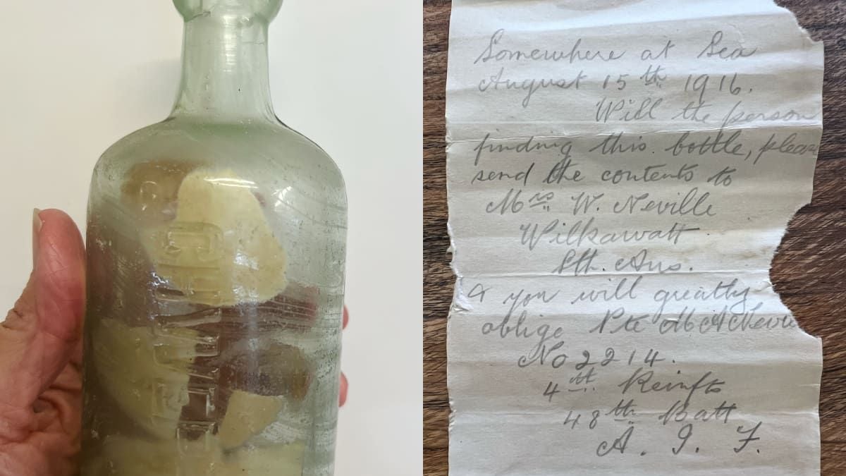 Avustralya’da savaş mektupları, 109 yıl sonra plajda ortaya çıktı