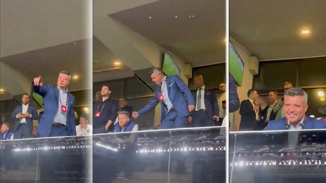 Fenerbahçe’de Başkan Sadettin Saran Nice maçı sırasında taraftarla Devin Özek sohbeti yaptı! Bu anlar sosyal medyada gündem oldu…