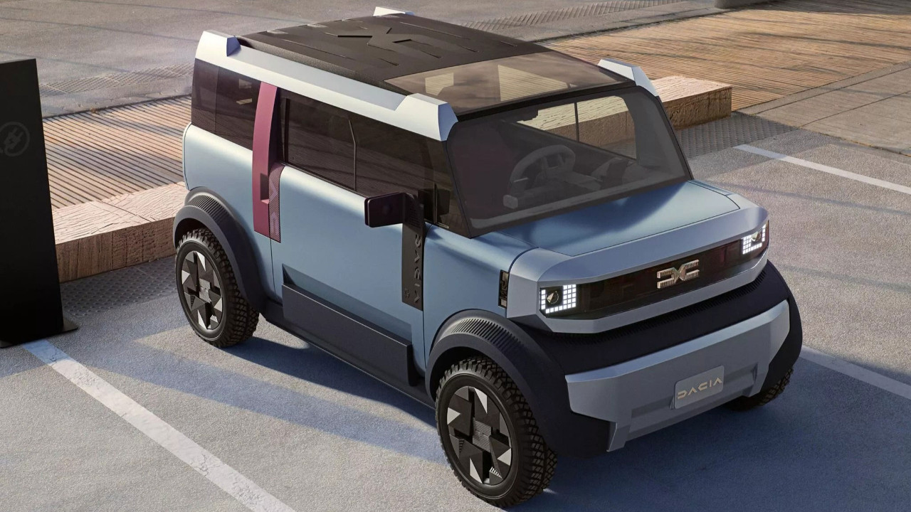 Kutu gibi elektrikli SUV: Dacia Hipster konsept modeli tanıtıldı